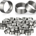 200 Pack 1/2 Inch Pex Crimp Rings, 304 Stainless Steel