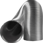 6" Flexible Aluminum Duct - Length 4.92' Feet - Corrugated Aluminum Hose