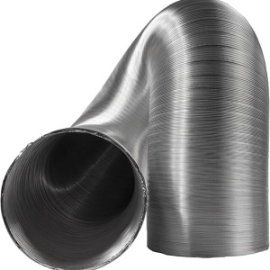 6" Flexible Aluminum Duct - Length 4.92' Feet - Corrugated Aluminum Hose